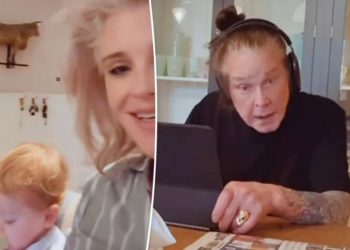 Ozzy Osbourne seen with daughter Kelly and grandson in final video two days before death