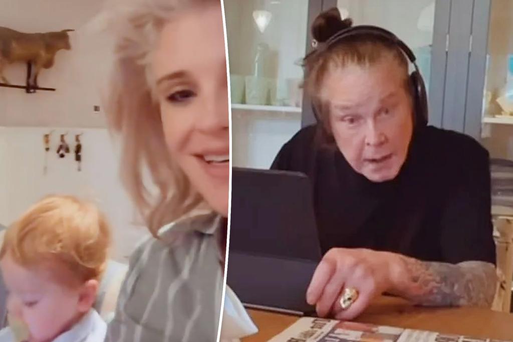 Ozzy Osbourne seen with daughter Kelly and grandson in final video two days before death