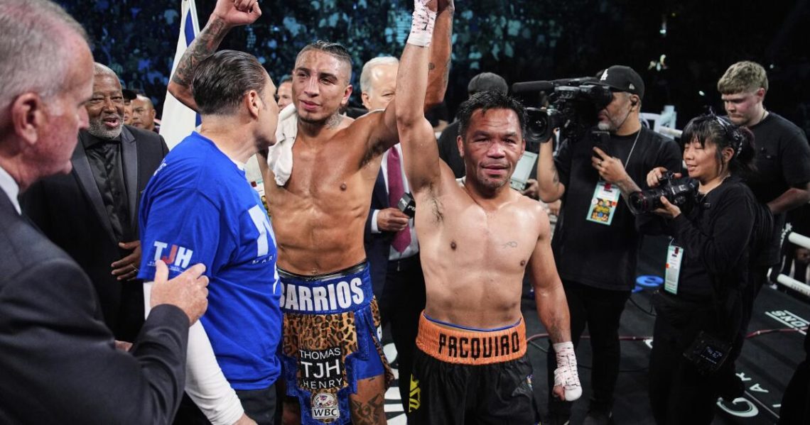 Pacquiao tras quedarse corto en su intento por hacer historia: “Creo que gané la pelea”