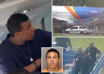 Passenger allegedly makes bomb threats on packed flight midair, forcing emergency landing: ‘My laptop is a bomb’