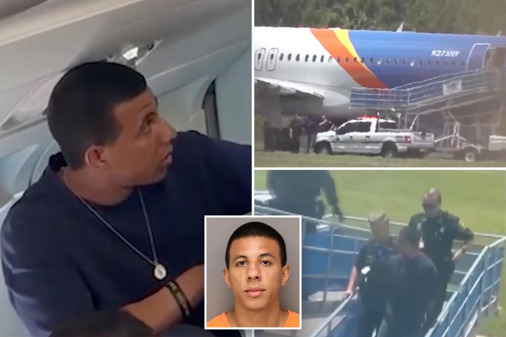 Passenger allegedly makes bomb threats on packed flight midair, forcing emergency landing: ‘My laptop is a bomb’