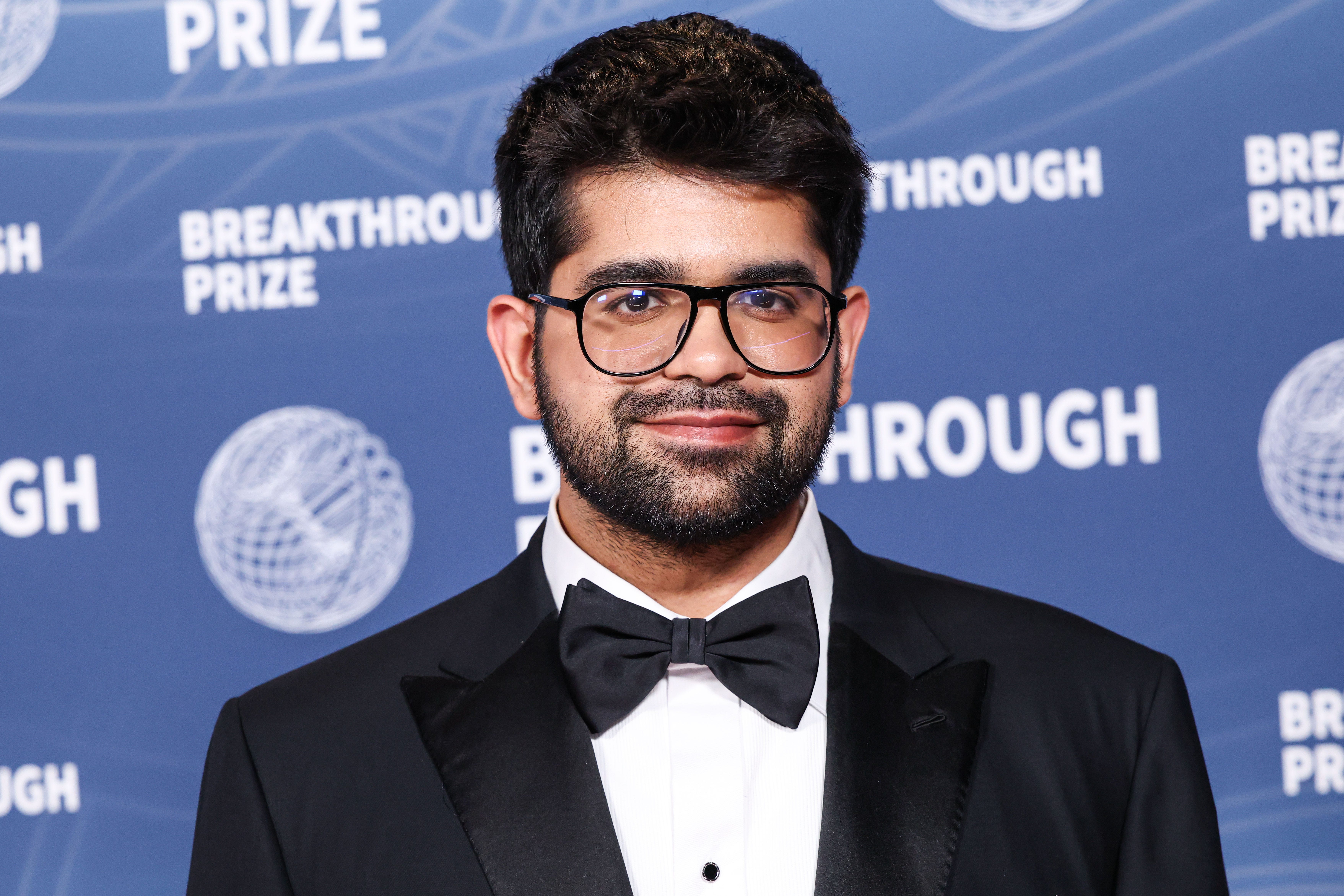 CEO of Perplexity, Aravind Srinivas, at the 11th Annual Breakthrough Prize Ceremony 2025 at the Barker Hangar in Santa Monica, Los Angeles, on April 5, 2025