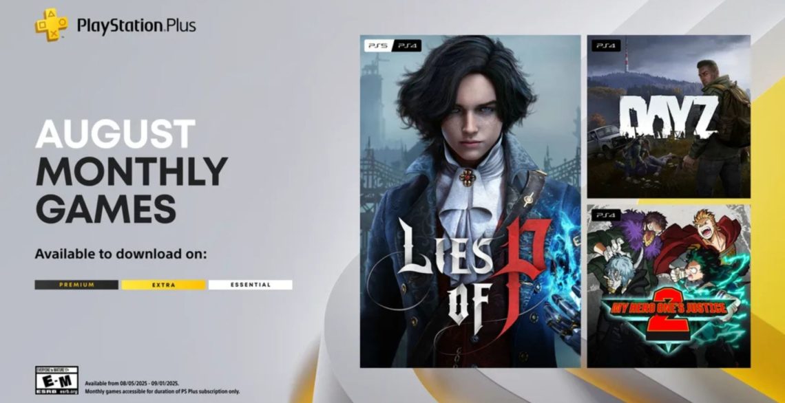 PlayStation Plus Monthly Titles Revealed for August 2025