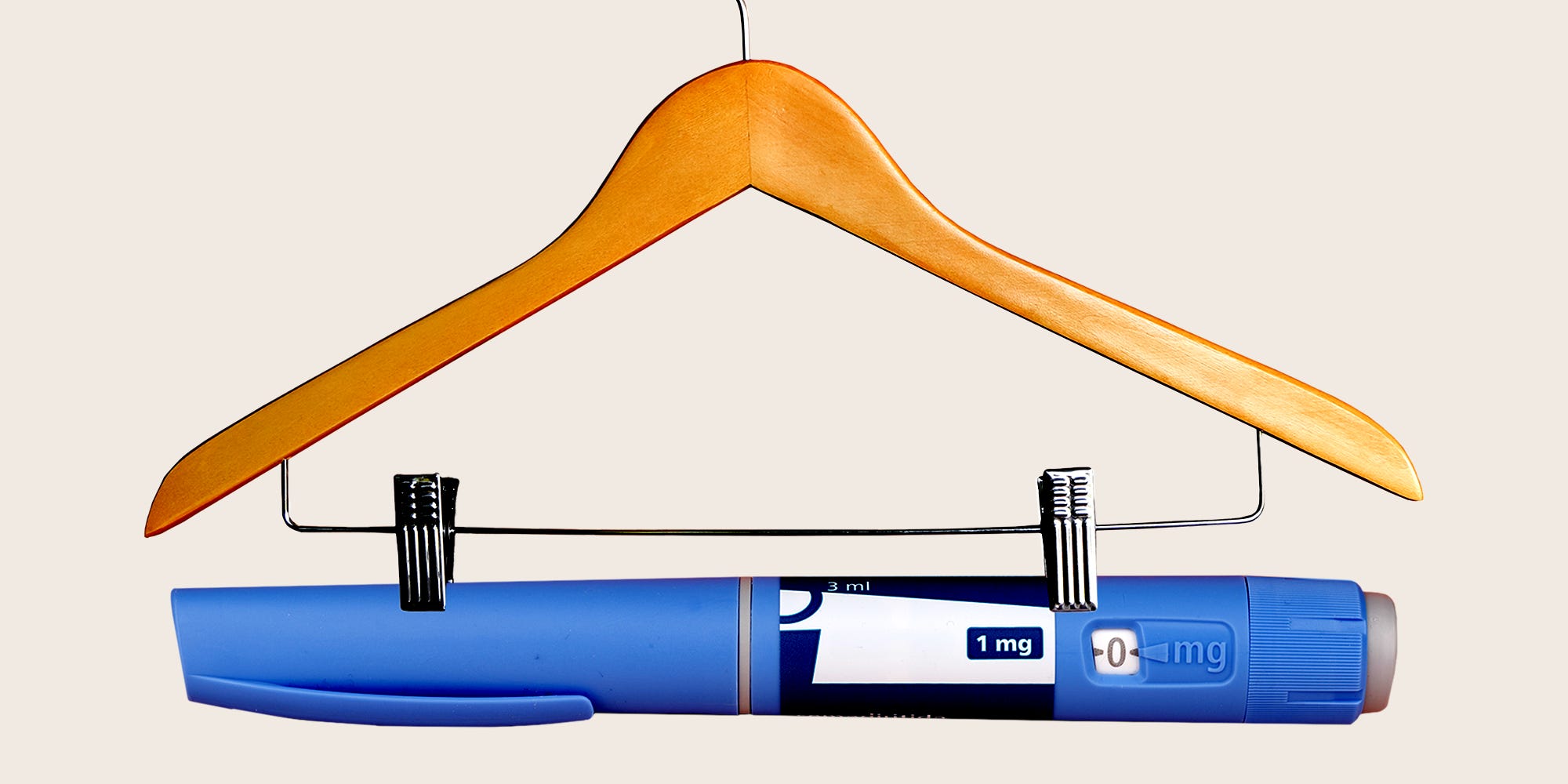 Ozempic on a hanger