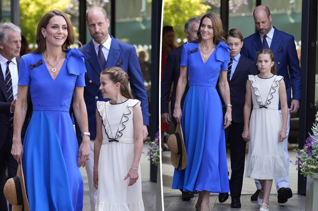 Prince George and Princess Charlotte make surprise appearance with Kate Middleton and Prince William at Wimbledon 2025