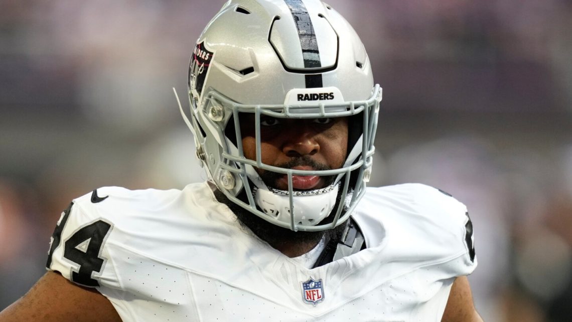 Raiders release Christian Wilkins over recovery plan for broken foot