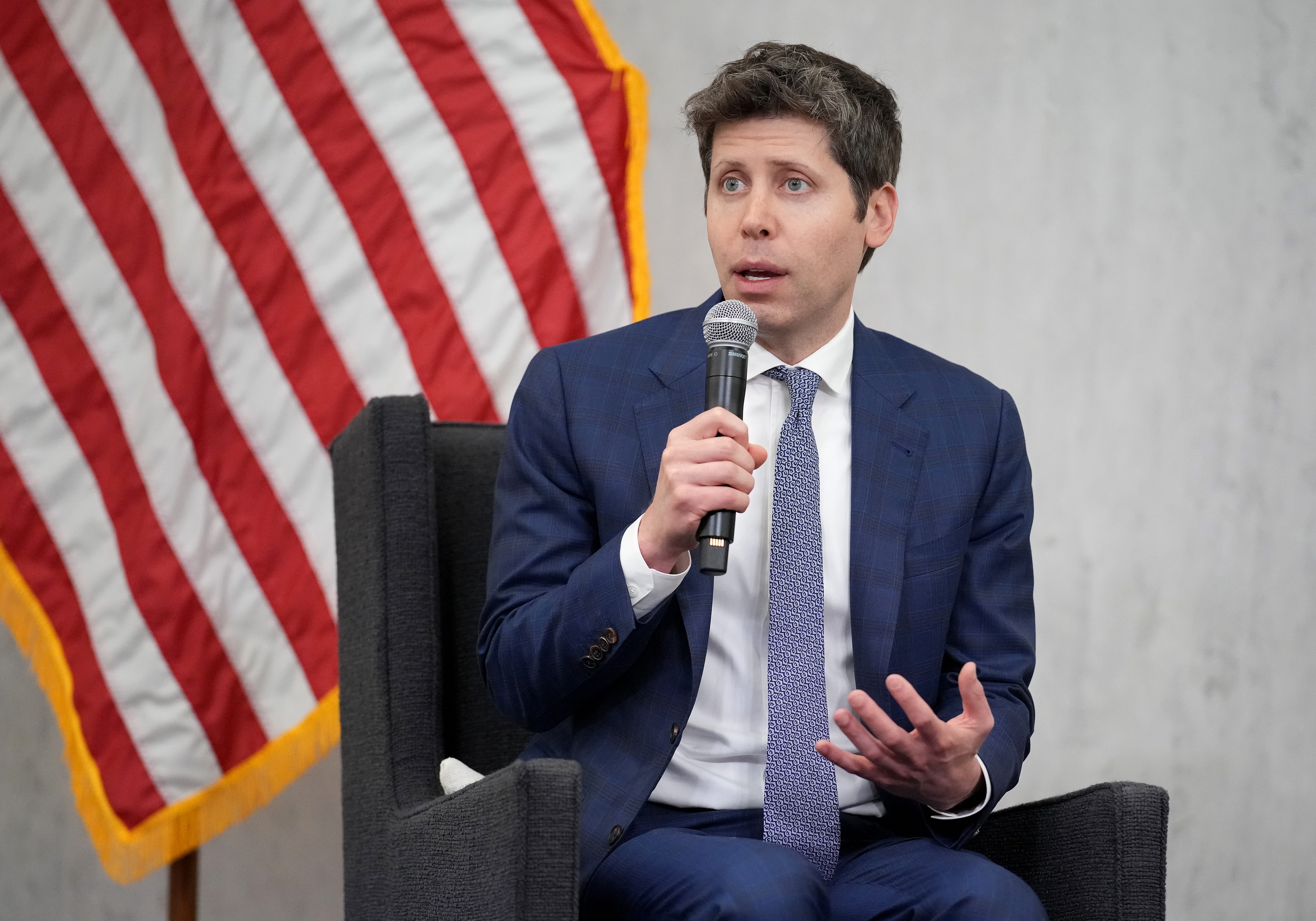 Sam Altman is pictured at the Integrated Review of the Capital Framework for Large Banks Conference.