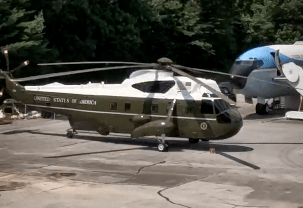 The US Secret Service acquired a decommissioned helicopter used as Marine One.