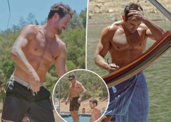 Shirtless Zac Efron and brother Dylan get wet and wild during summer day at the lake