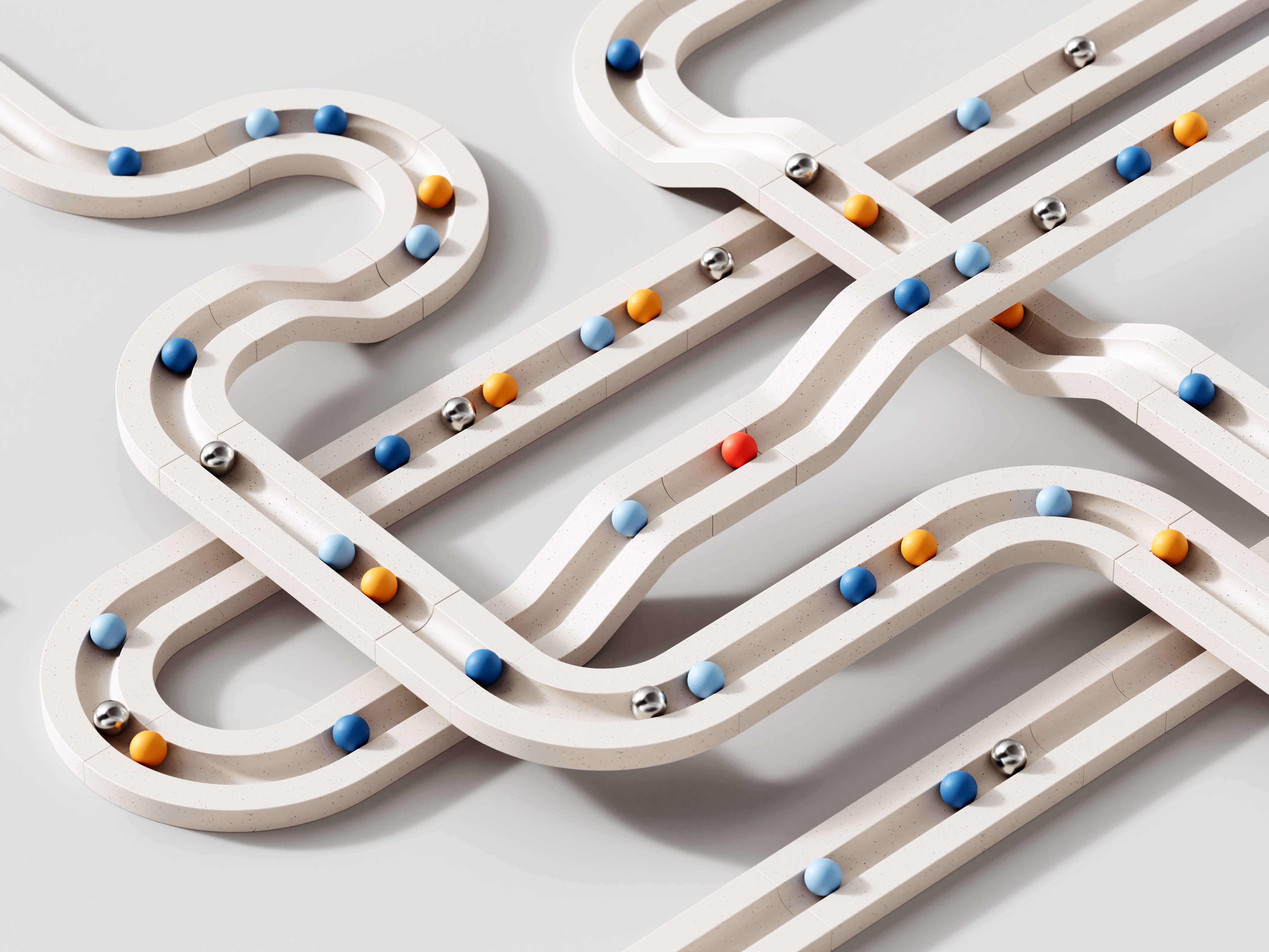 A marble maze
