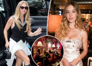 Single Sydney Sweeney leads bar sing-along during tequila-fueled night out with friends