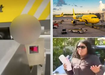 Spirit Airlines passenger fumes as workers refuse to let her board plane after cosmetic surgery