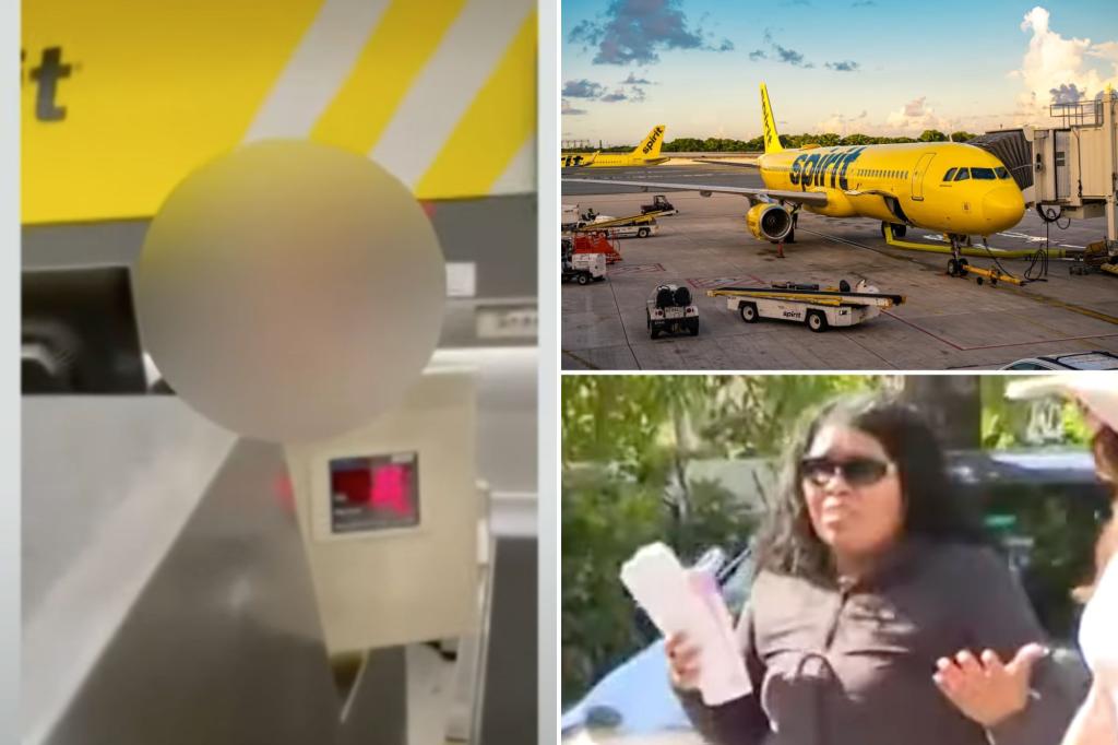 Spirit Airlines passenger fumes as workers refuse to let her board plane after cosmetic surgery