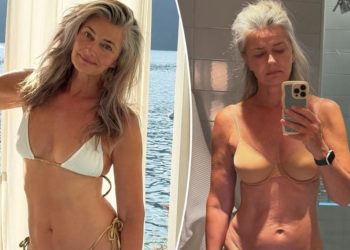 Supermodel Paulina Porizkova, 60, proudly shows off her body in unfiltered snaps: ‘This is me’
