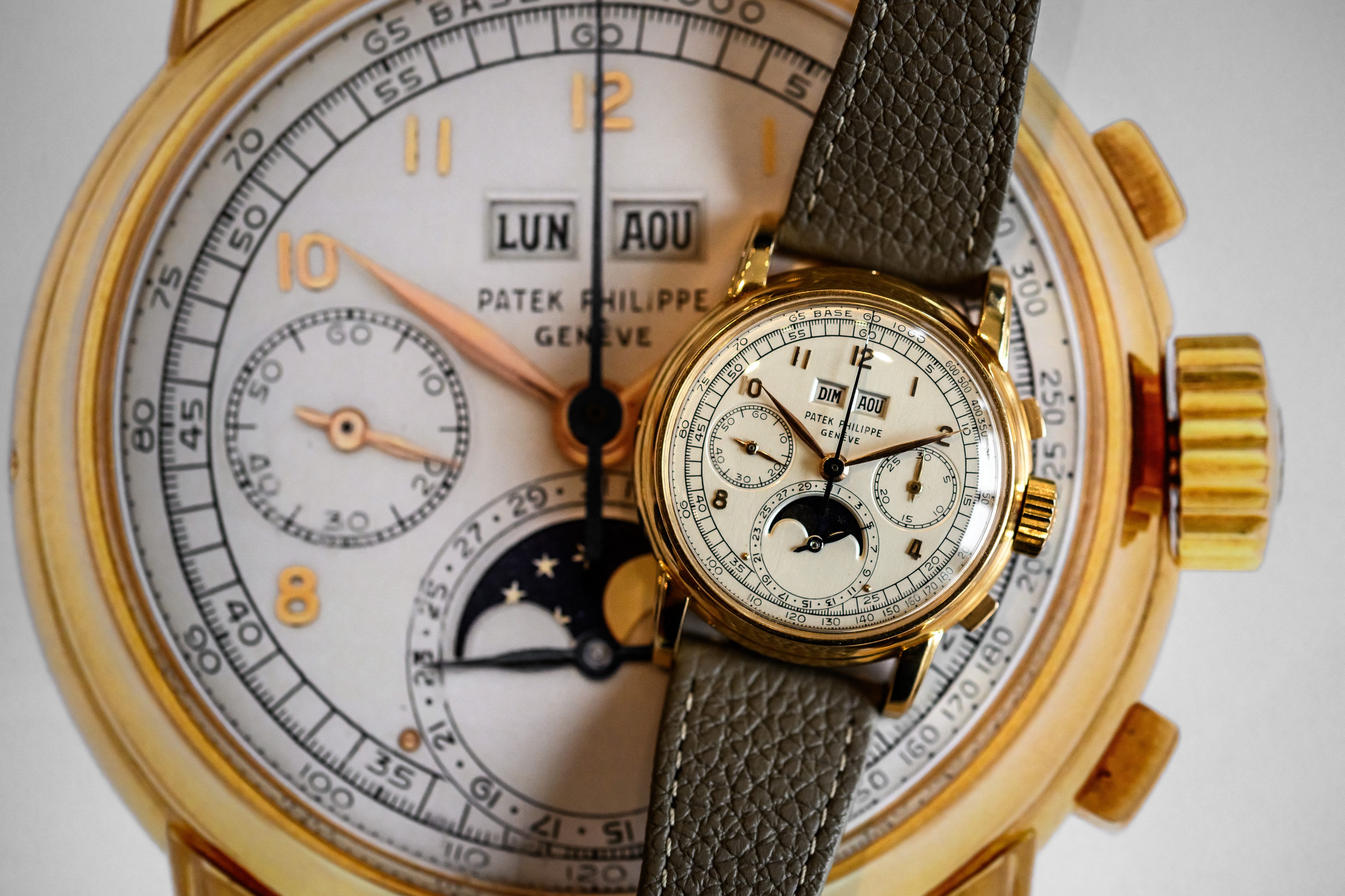 Patek Philippe watch on a Patek Philippe advertisement