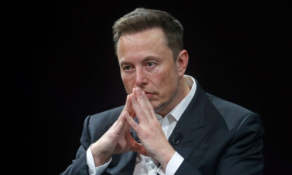 Elon Musk thinking.