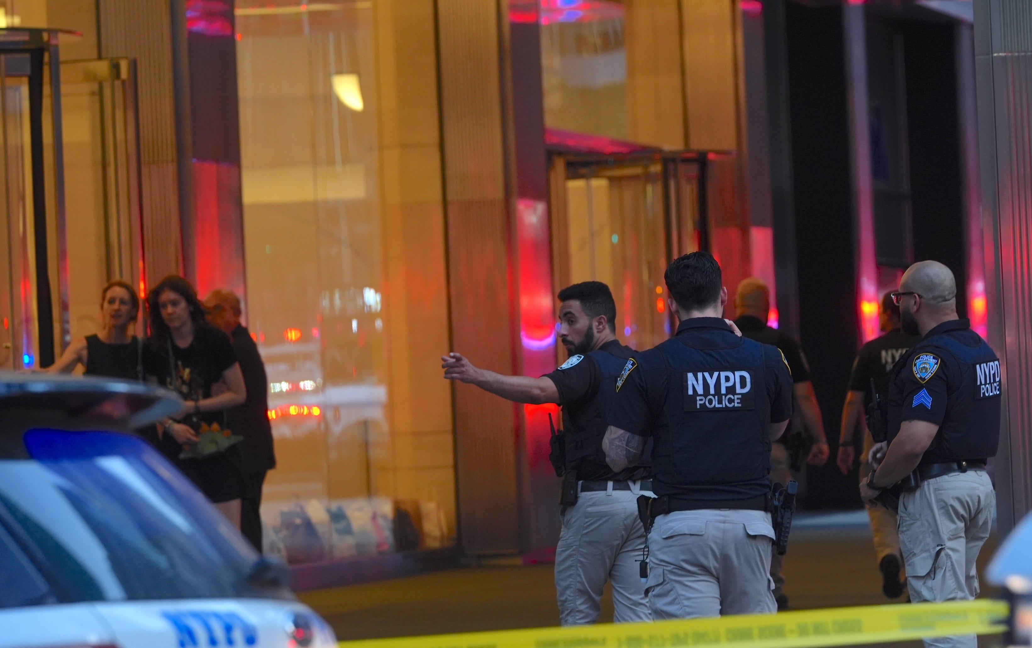 Police at 345 Park Avenue