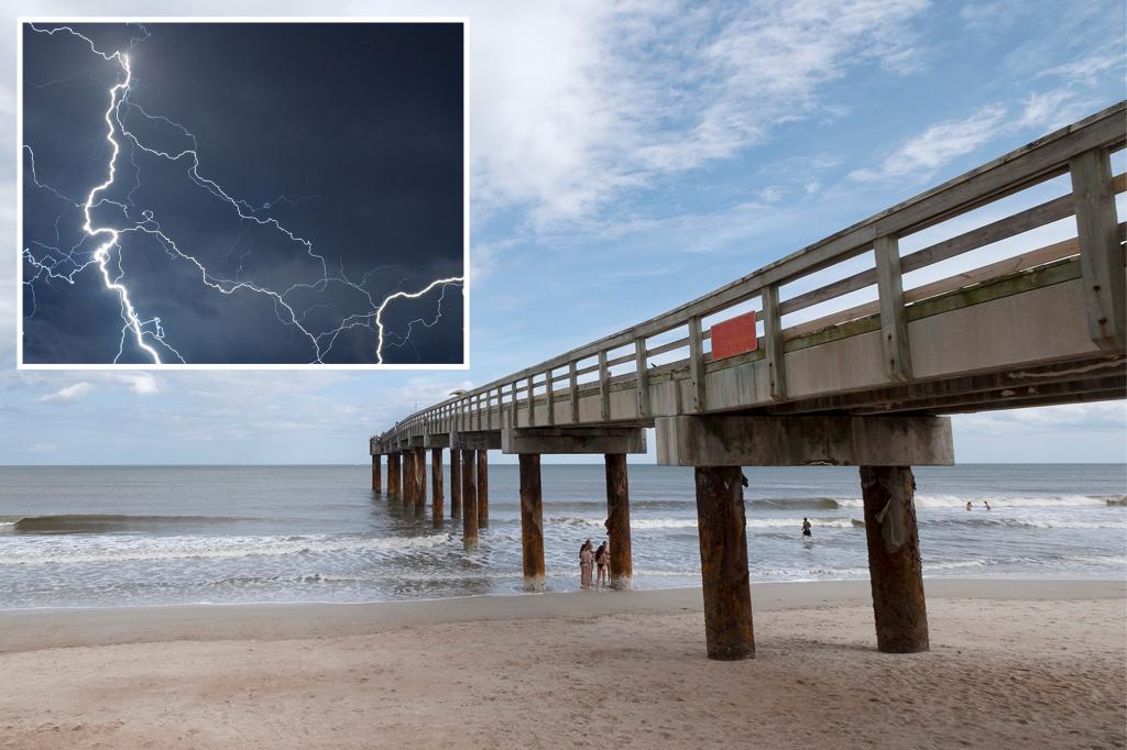 Three people struck by lightning at popular Fla. beach getaway