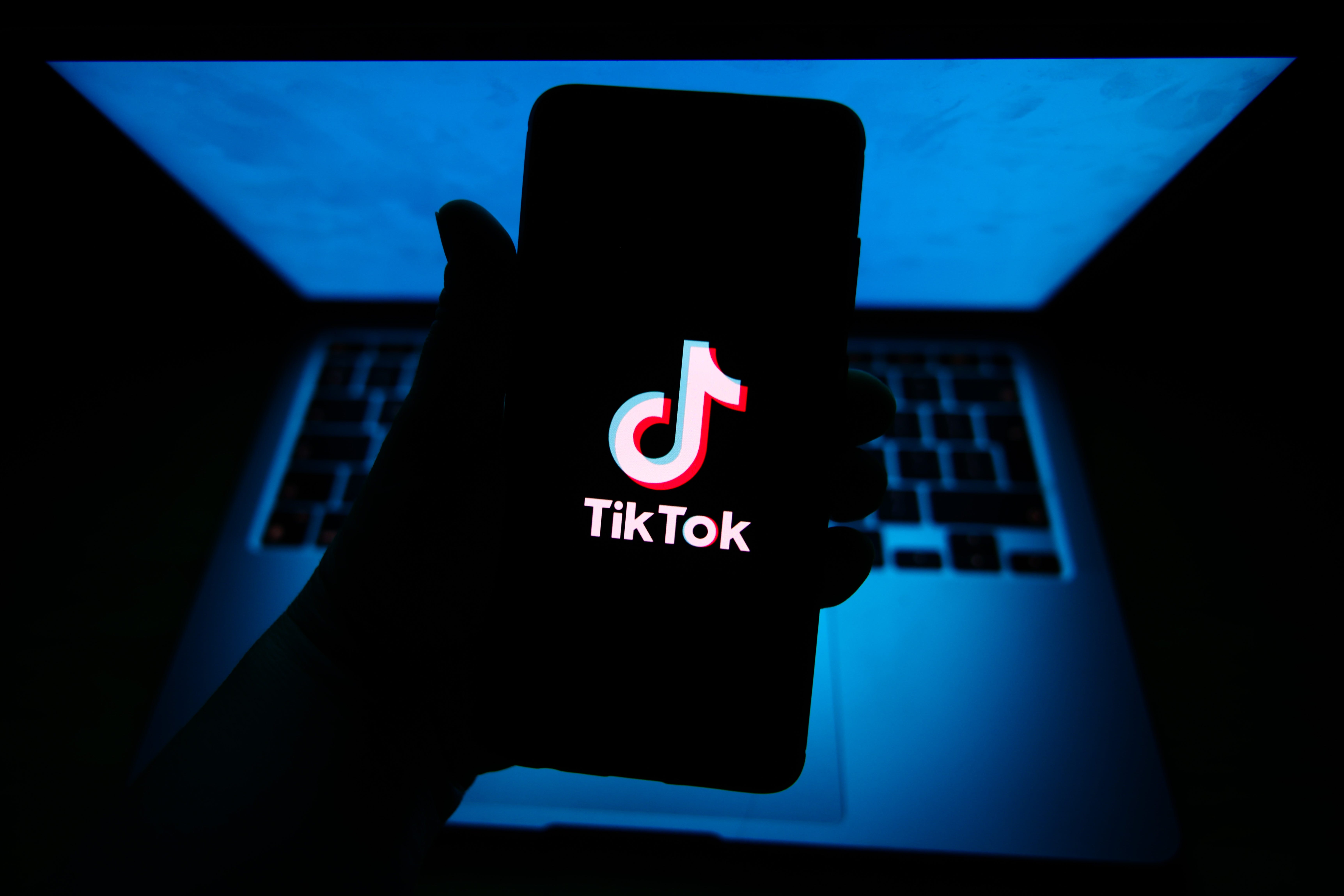 TikTok logo.