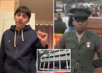 TikTokker, 22, allegedly shot and killed Marine veteran in front of his fiancée and 10-month-old infant: cops