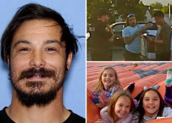 Travis Decker seen on police dashcam footage from car accident 3 days before allegedly killing daughters: report
