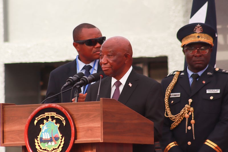 Liberia President Joseph Boakai