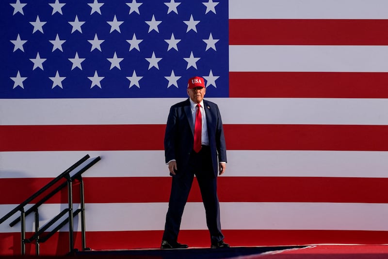 U.S. President Donald Trump looks on as he attends an event hosted by America250, in Des Moines, Iowa, U.S., July 3, 2025. REUTERS/Nathan Howard     TPX IMAGES OF THE DAY