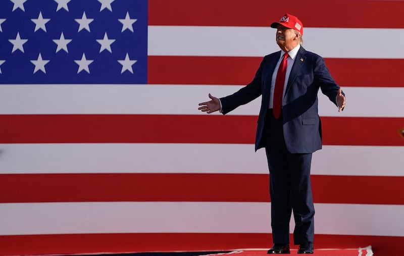 U.S. President Donald Trump gestures as he attends an event hosted by America250 in Des Moines, Iowa, U.S., July 3, 2025. REUTERS/Nathan Howard