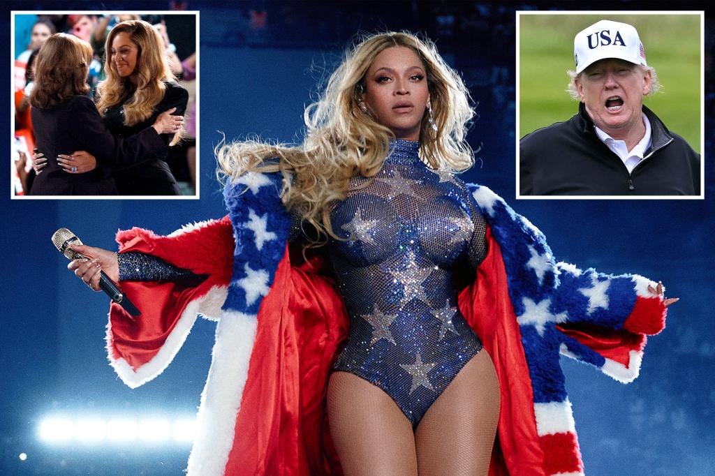 Trump demands Kamala Harris, Beyoncé, Oprah be prosecuted over 2024 campaign payouts: ‘Totally illegal’