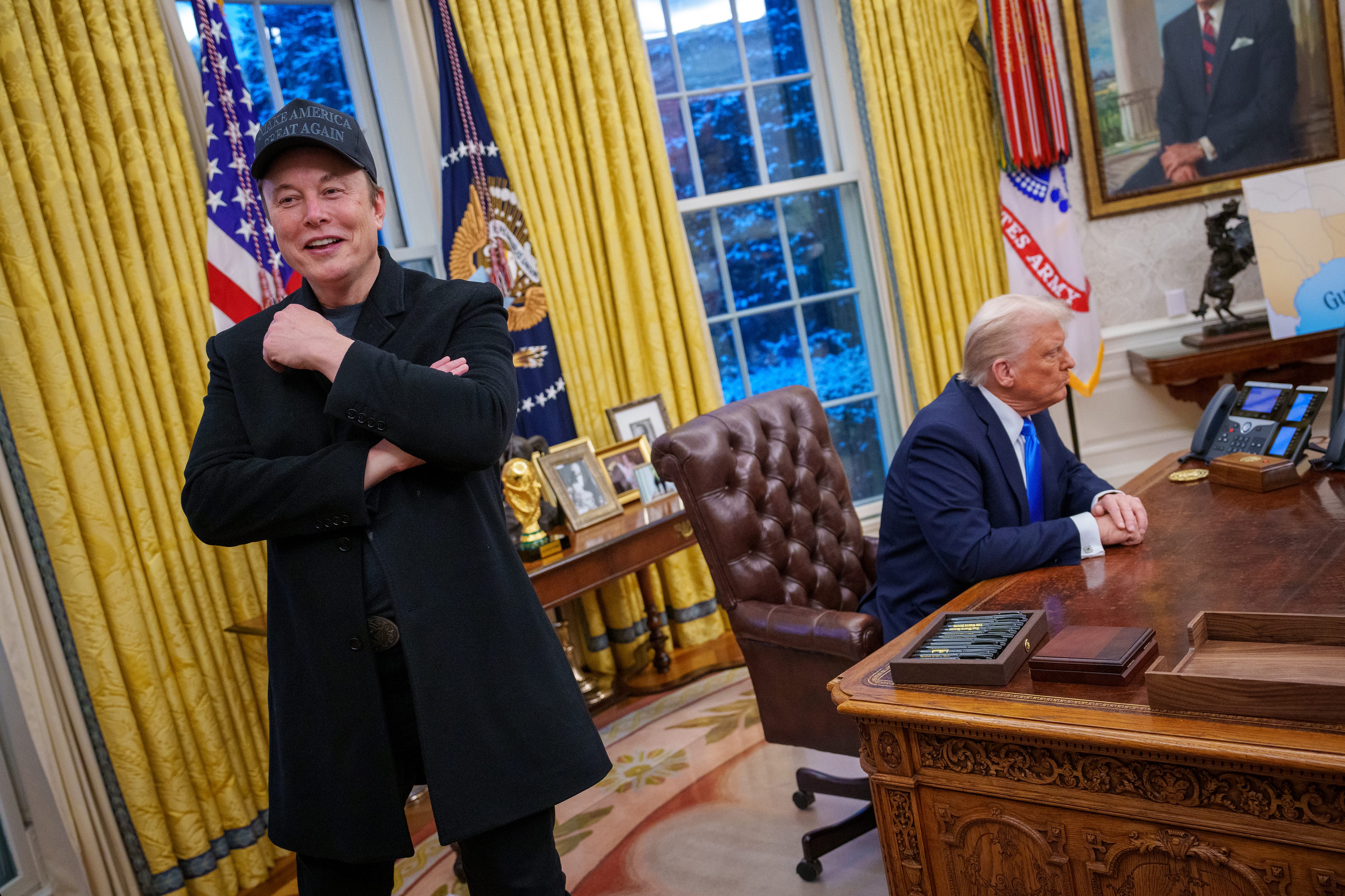 Elon Musk and President Trump