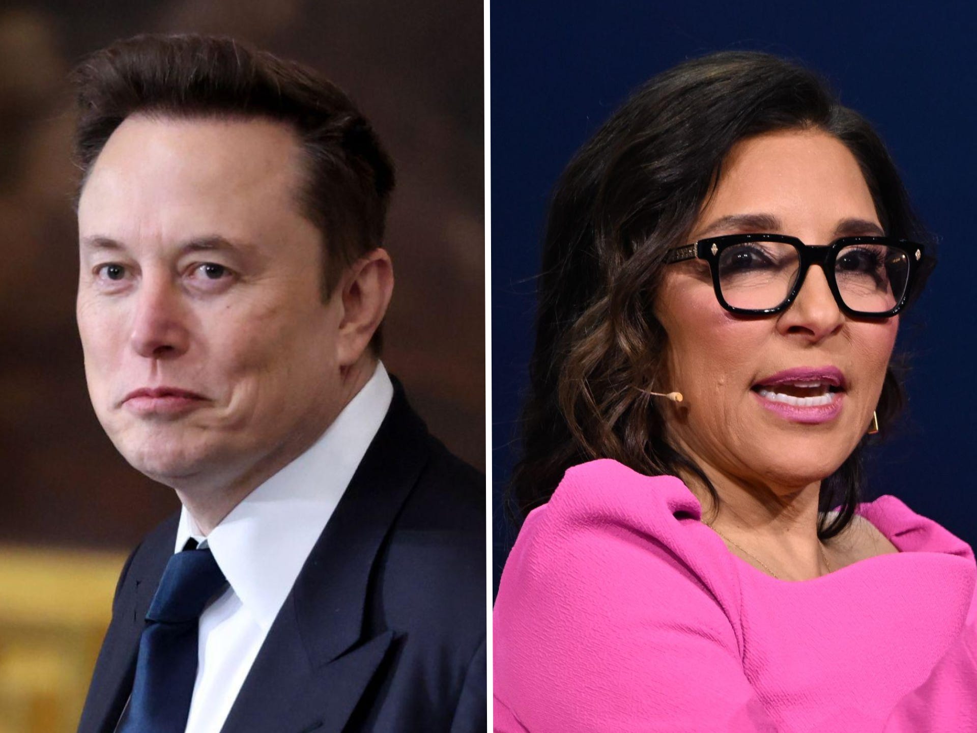 Elon Musk and Linda Yaccarino