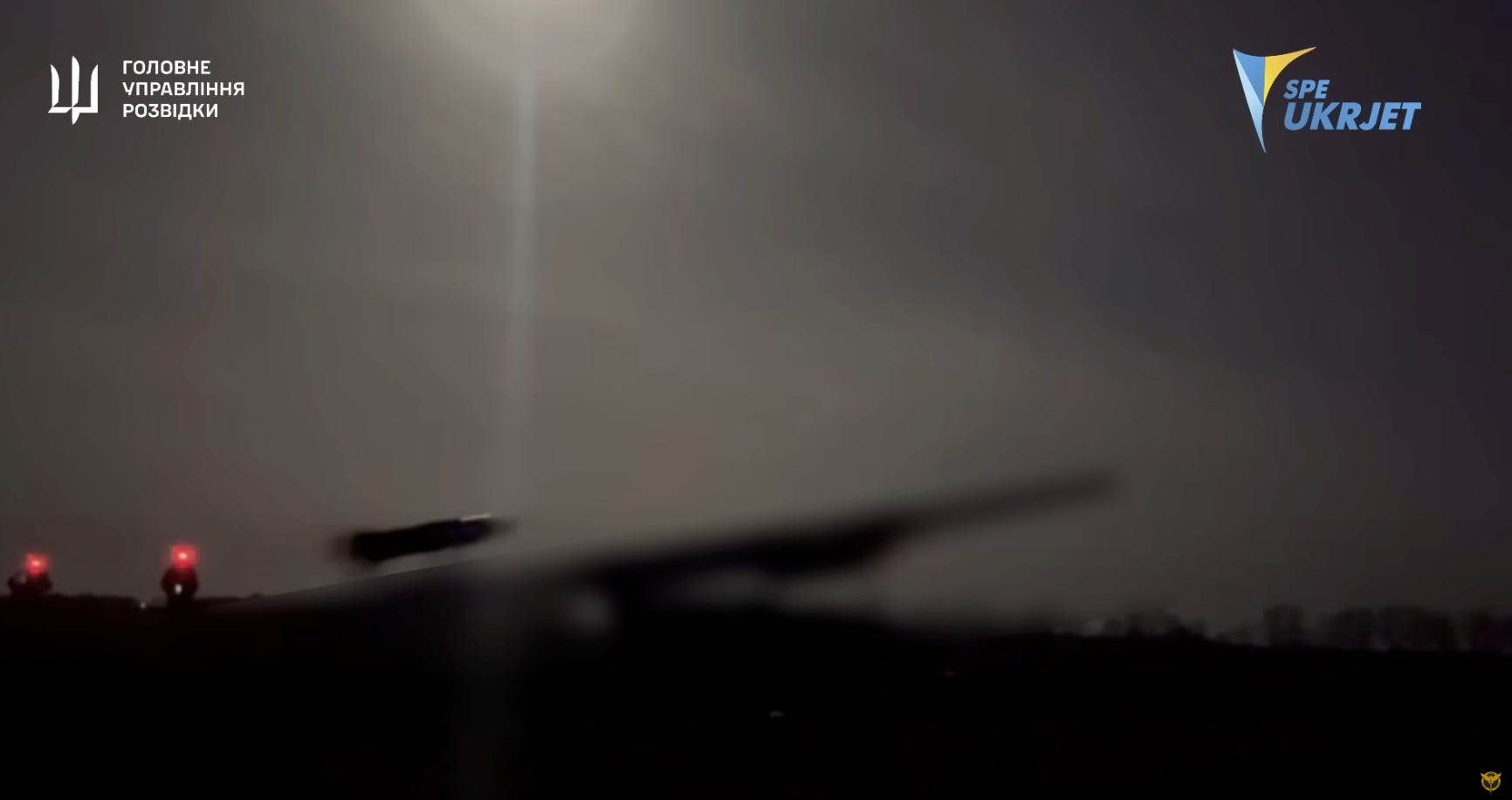 A screenshot of a GUR-uploaded video shows a Bober drone being launched from a ramp.