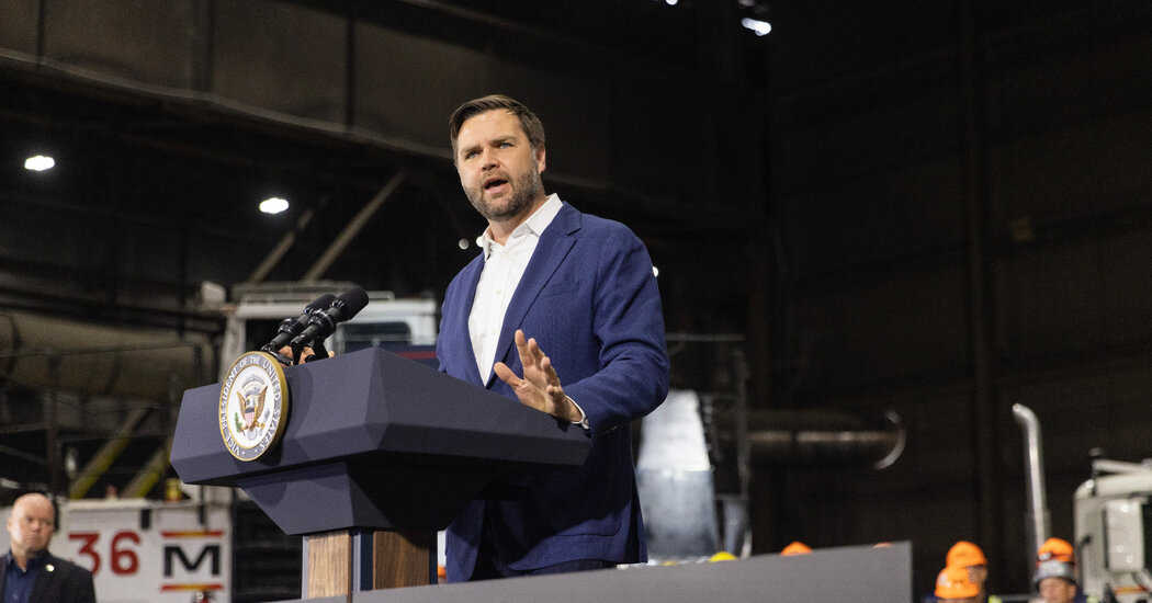 Vance Embraces Role of Loyal Trump Warrior, Shifting Away From Past Stances