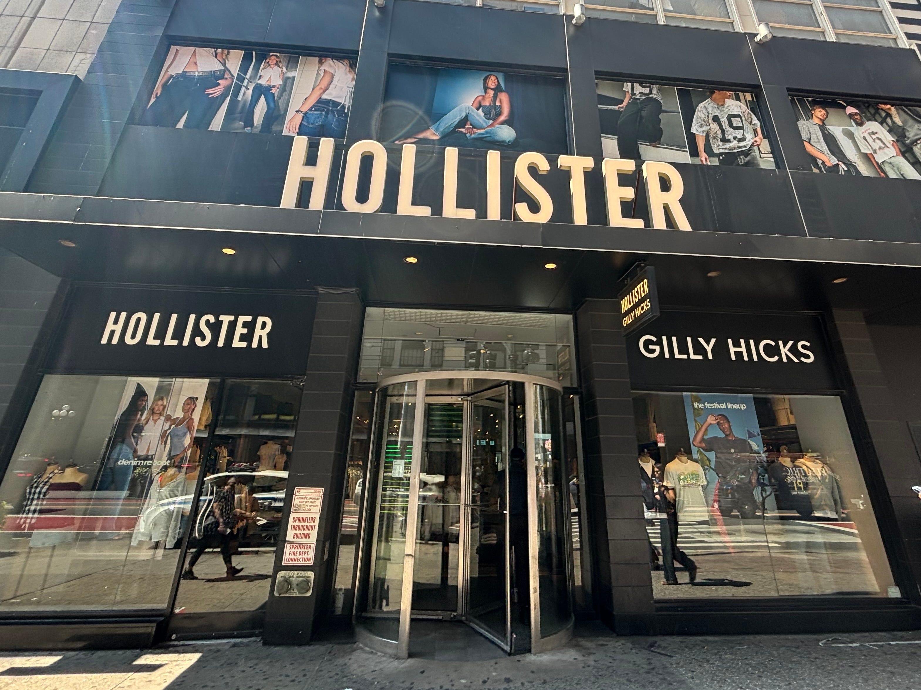 A Hollister store in New York.
