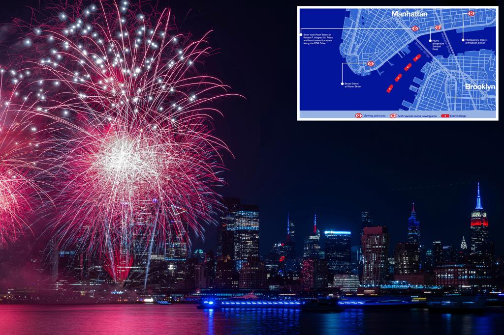 What to know about the Macy’s 4th of July fireworks show 2025 — and the best places to watch in NYC
