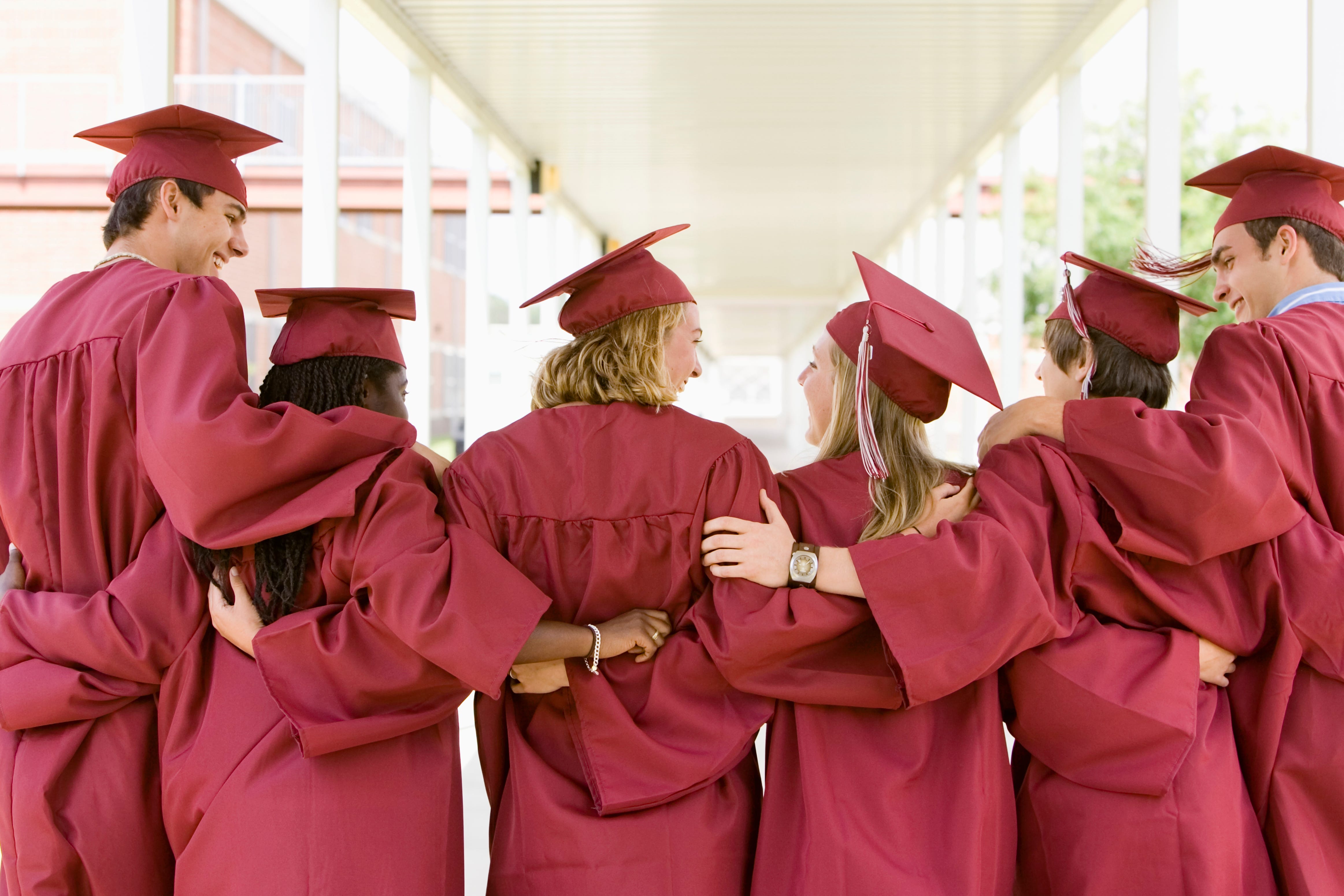 Happy Young Graduates