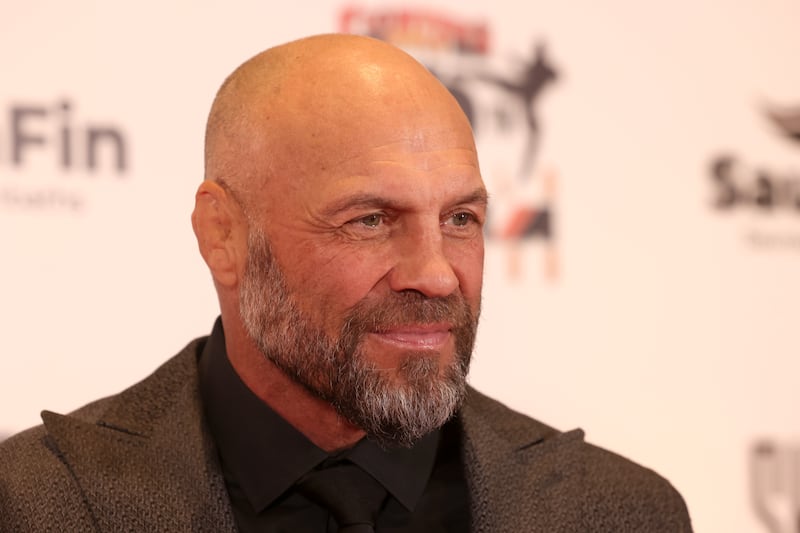 Randy Couture attends the 16th annual Fighters Only World MMA Awards at The Theater at Virgin Hotels Las Vegas on December 05, 2024 in Las Vegas, Nevada