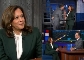 Kamala Harris complains ‘the system’ is ‘broken’ in Stephen Colbert interview after spending $1B on failed presidential campaign  – suggests she won’t run in 2028