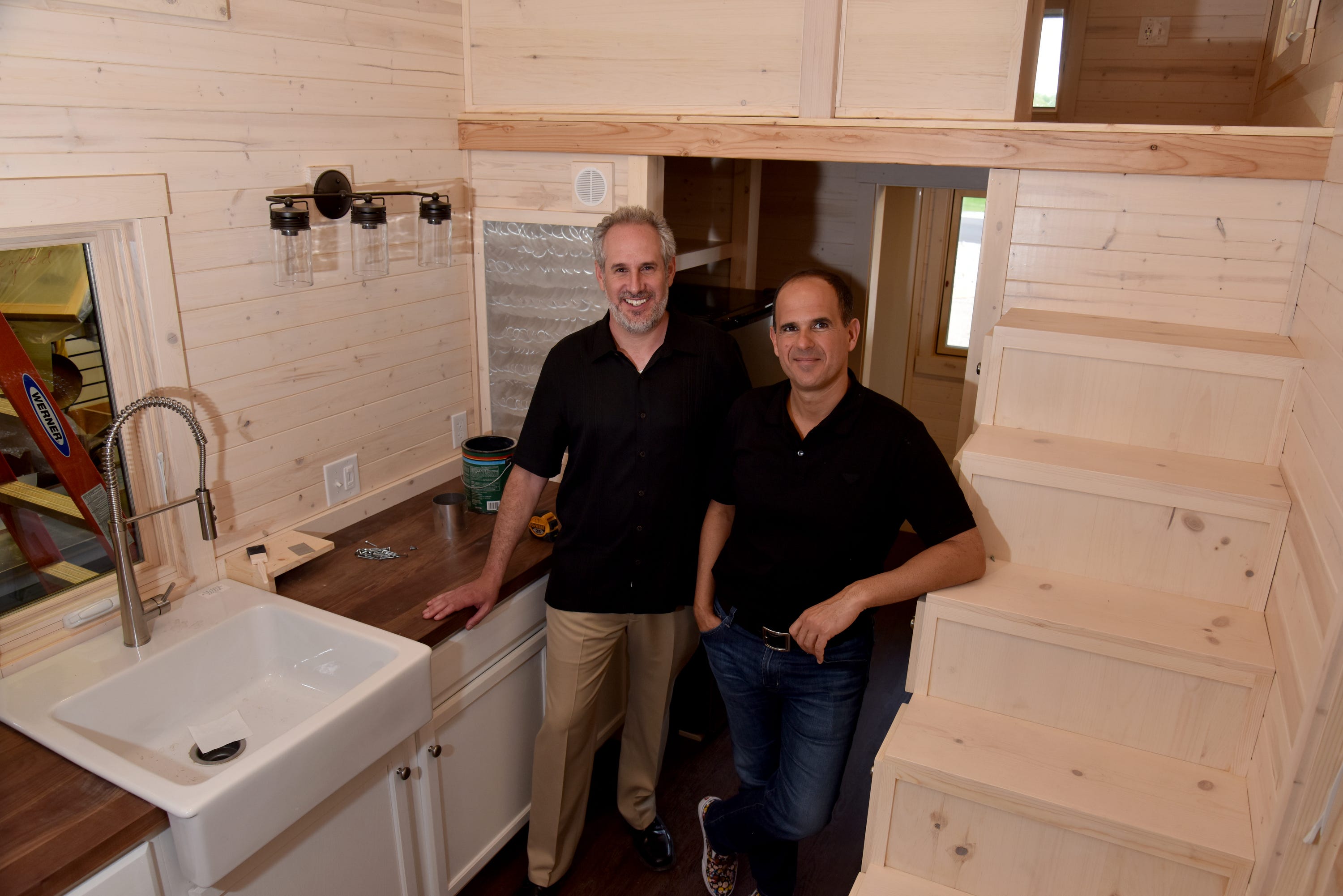 Steve Weissmann, the CEO of Tumbleweed Tiny House Company and Marcus Lemonis