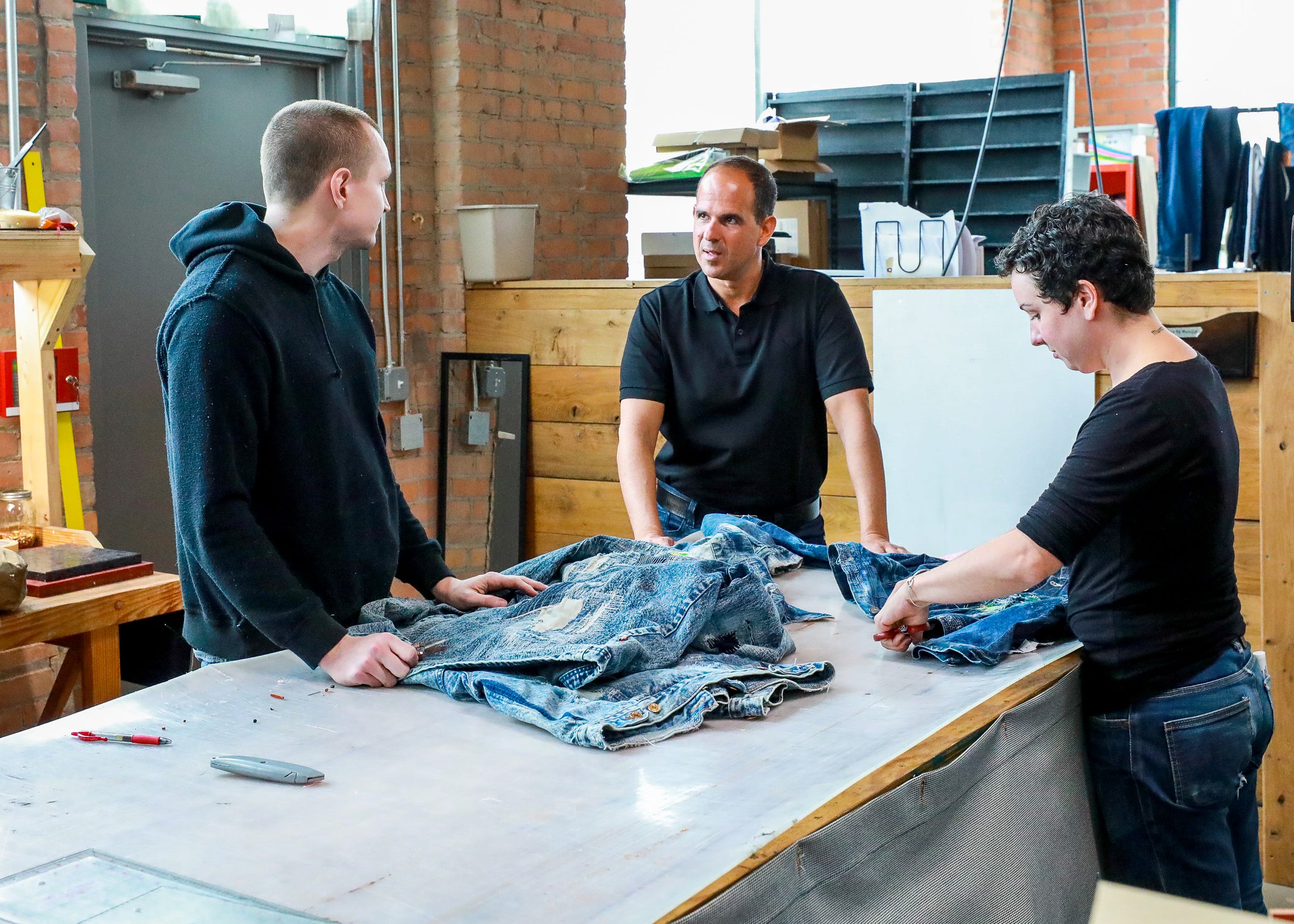 Still from the Detroit Denim episode of The Profit.