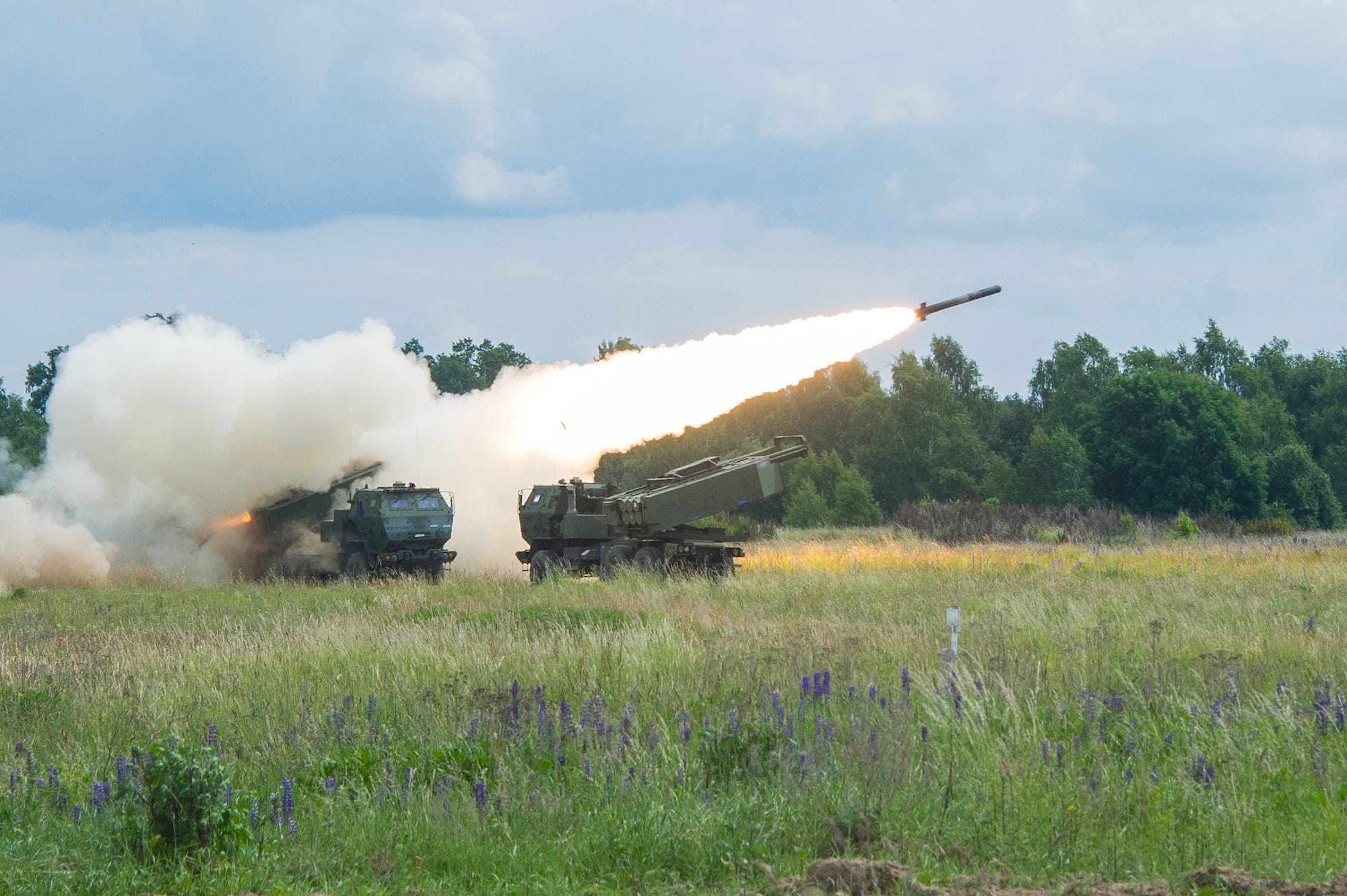 Army M142 HIMARS rockets in Poland