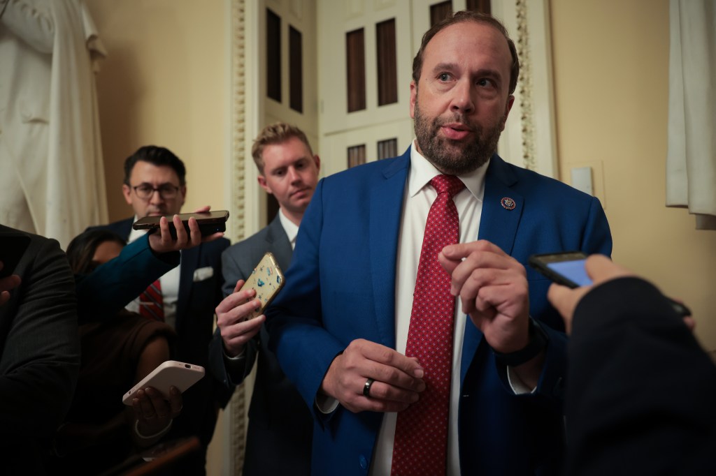 House lawmaker giving an interview.