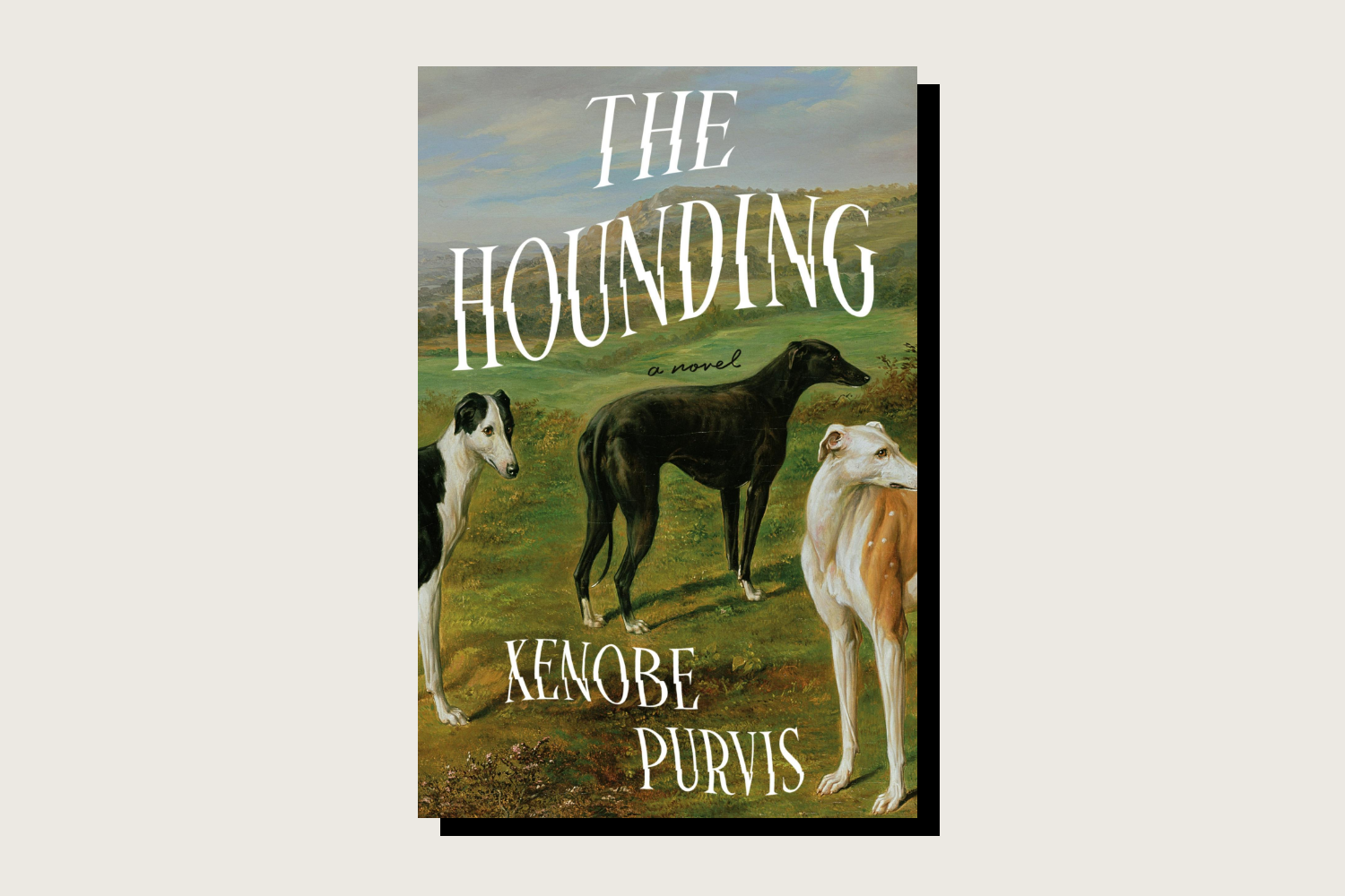 The book cover for The Hounding by Kenobe Purvis.