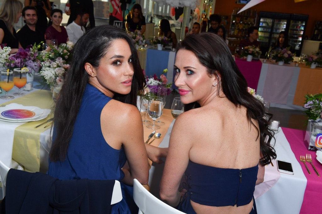 Jessica Mulroney and Meghan Markle in May 2016