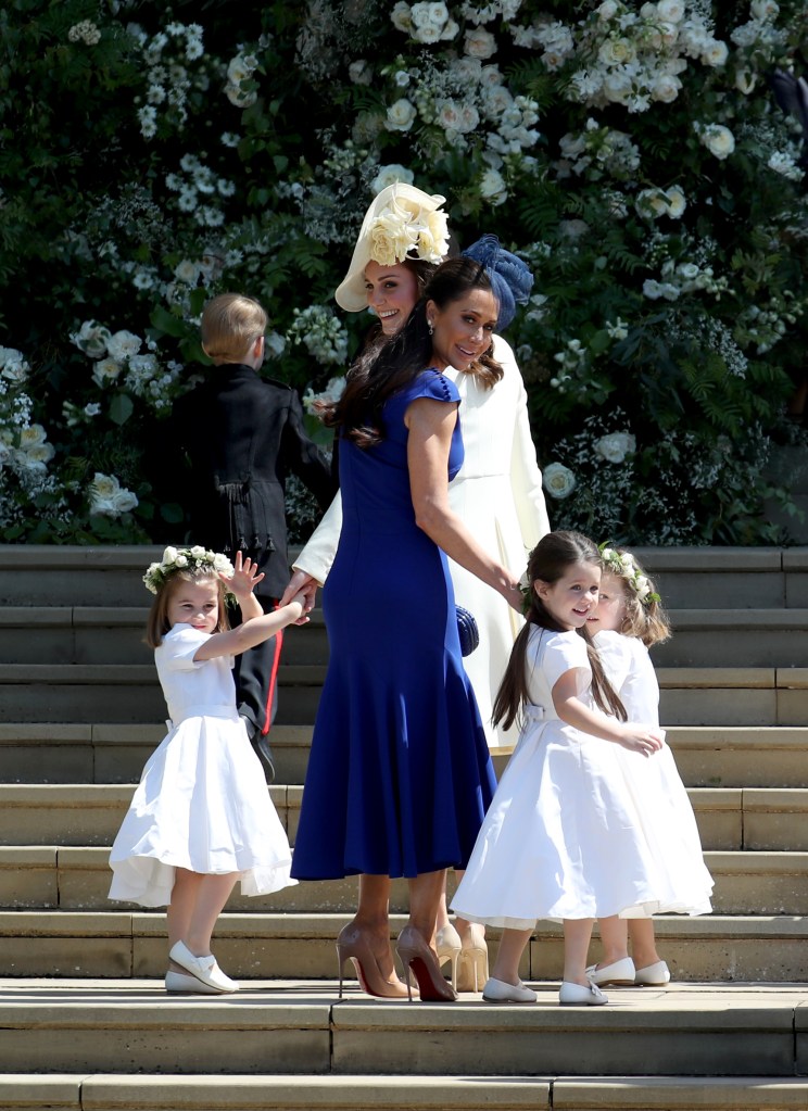 Kate Middleton and Jessica Mulroney at May 2018 wedding