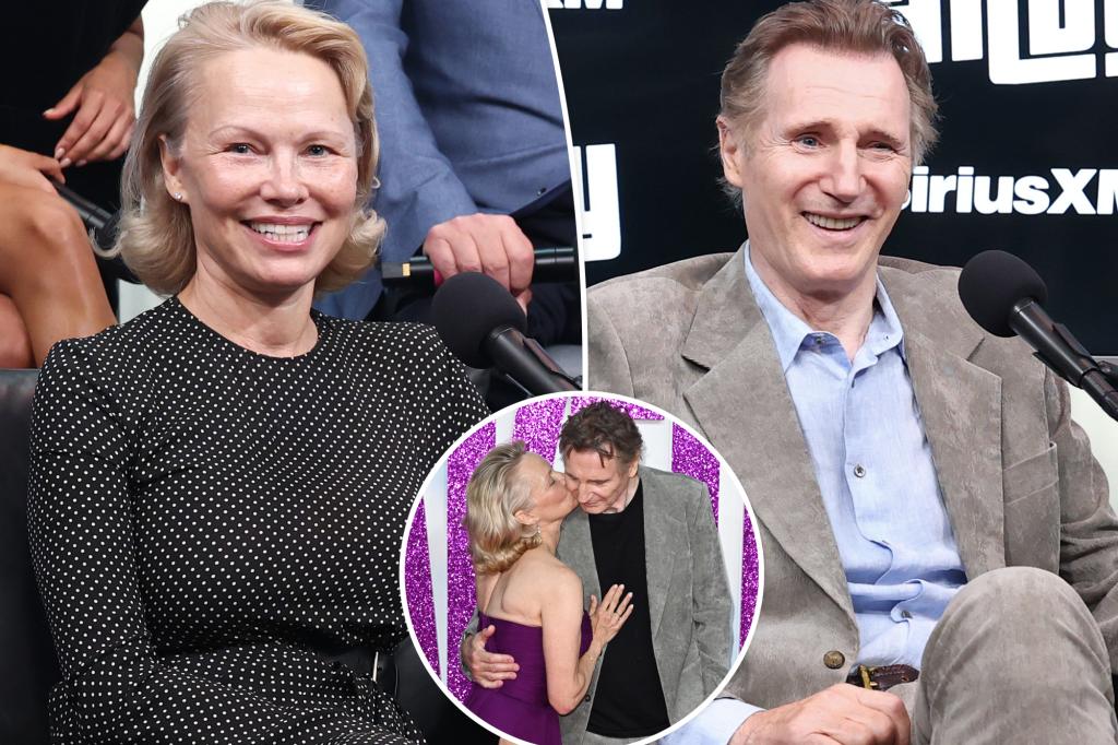 Liam Neeson gushes over ‘gorgeous’ Pamela Anderson amid budding new