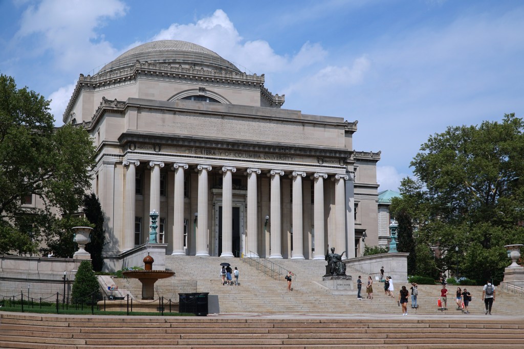 Columbia University library, Manhattan.