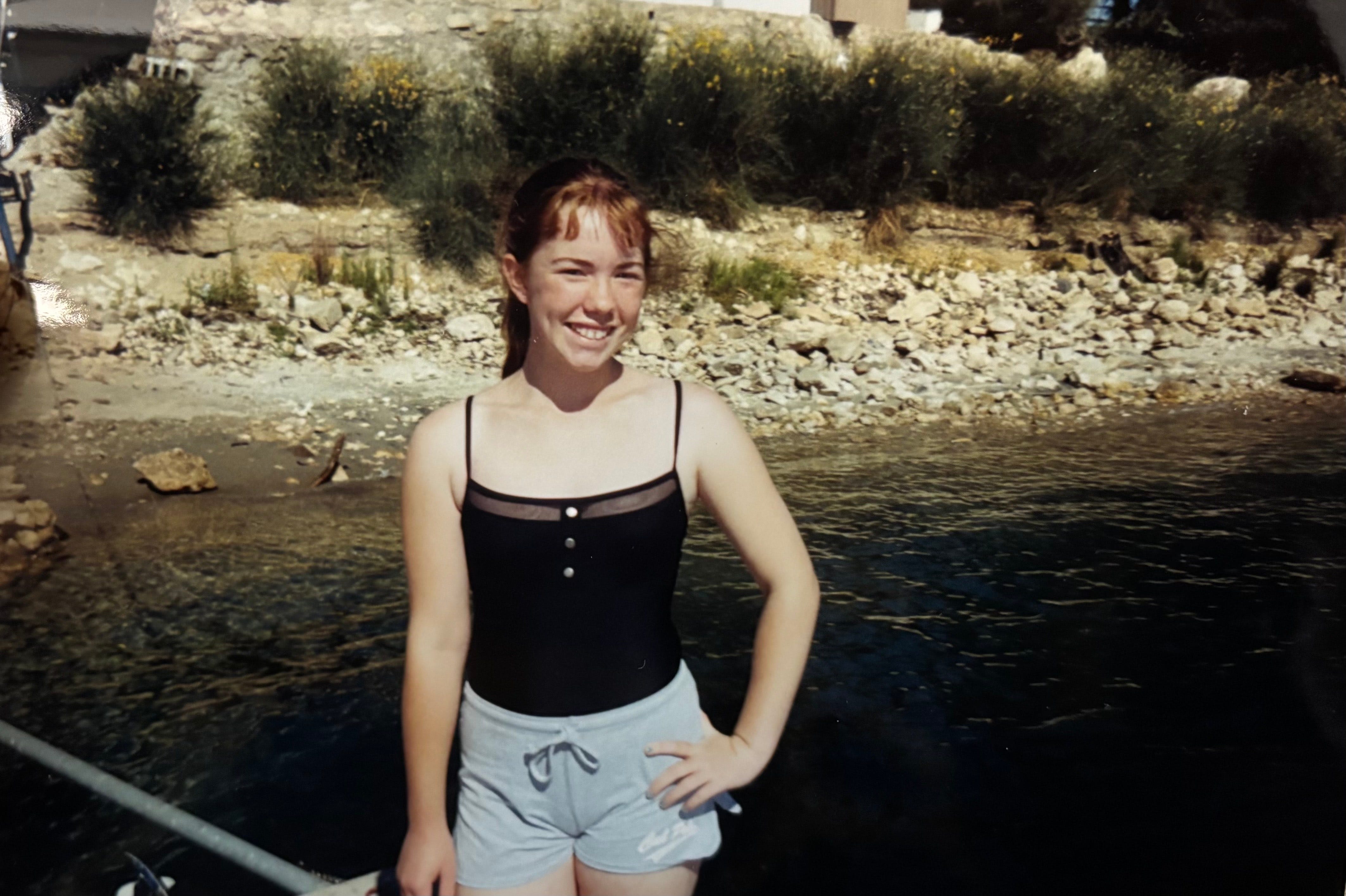 The author at Lake Arrowhead.