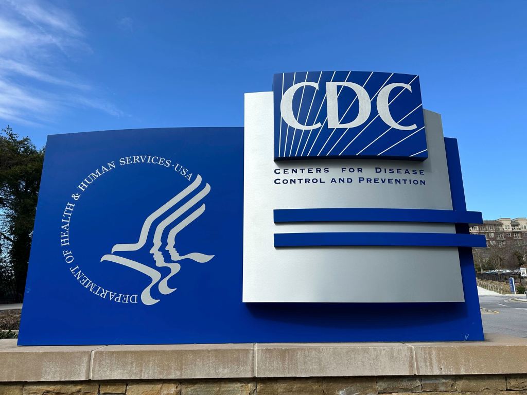 CDC sign in Atlanta, Georgia.