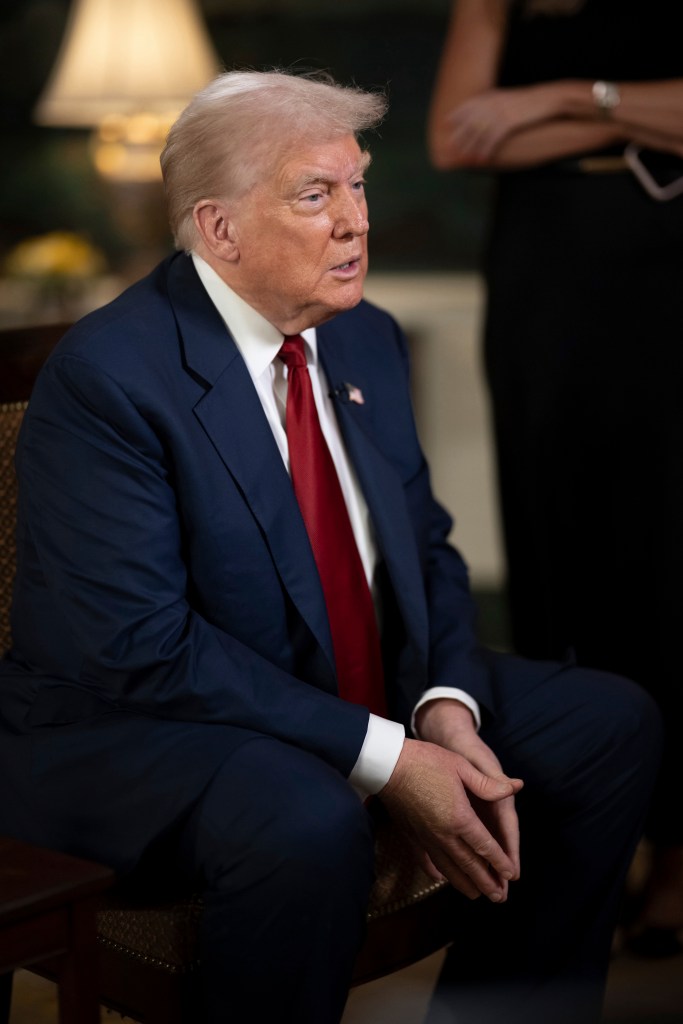 President Donald Trump in a televised interview.